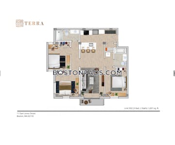 South End 3 Bed 2 Bath BOSTON Boston - $5,450 50% Fee