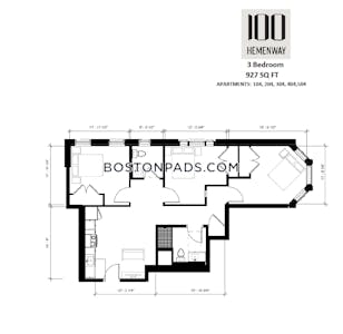 Fenway/kenmore Apartment for rent 3 Bedrooms 1 Bath Boston - $6,000
