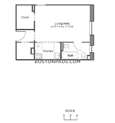 Fenway/kenmore Apartment for rent Studio 1 Bath Boston - $2,650 No Fee