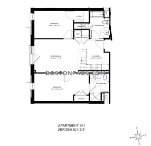 Allston Apartment for rent 2 Bedrooms 2 Baths Boston - $4,775 No Fee